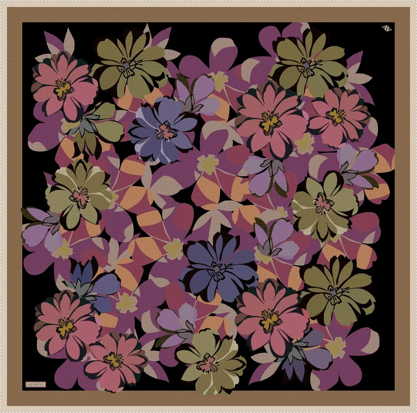 Armine Evangeline  Silk Scarf #38