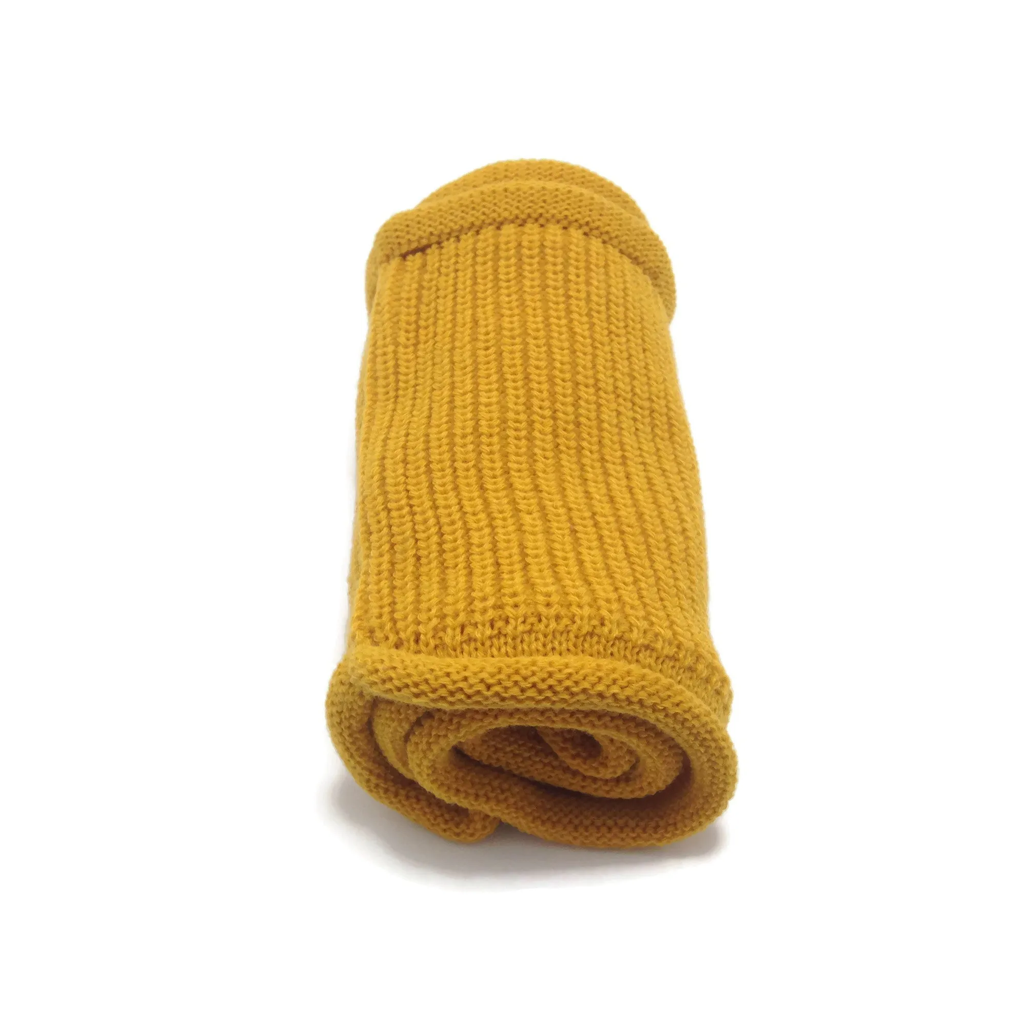 Baby Knit Infinity Scarf Toddler Neck Warmer | Yellow