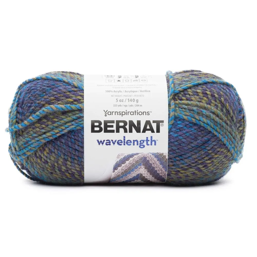 Bernat Wavelength Yarn - Violet Turquoise*