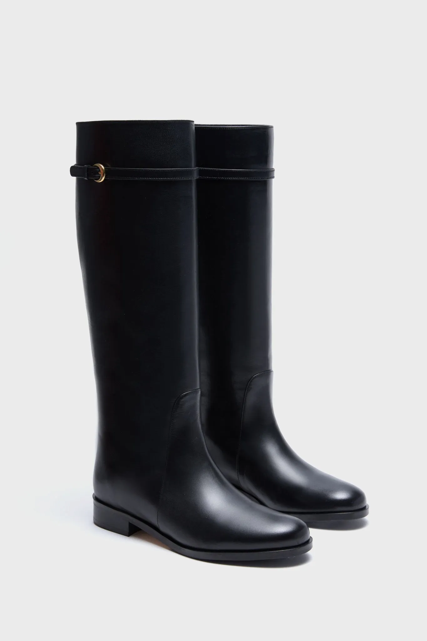 Black Harlow Riding Boot