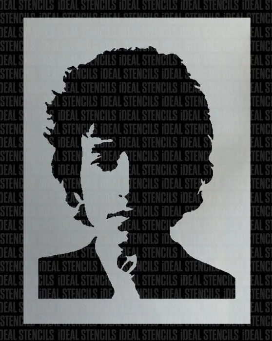 Bob Dylan Wall Stencil