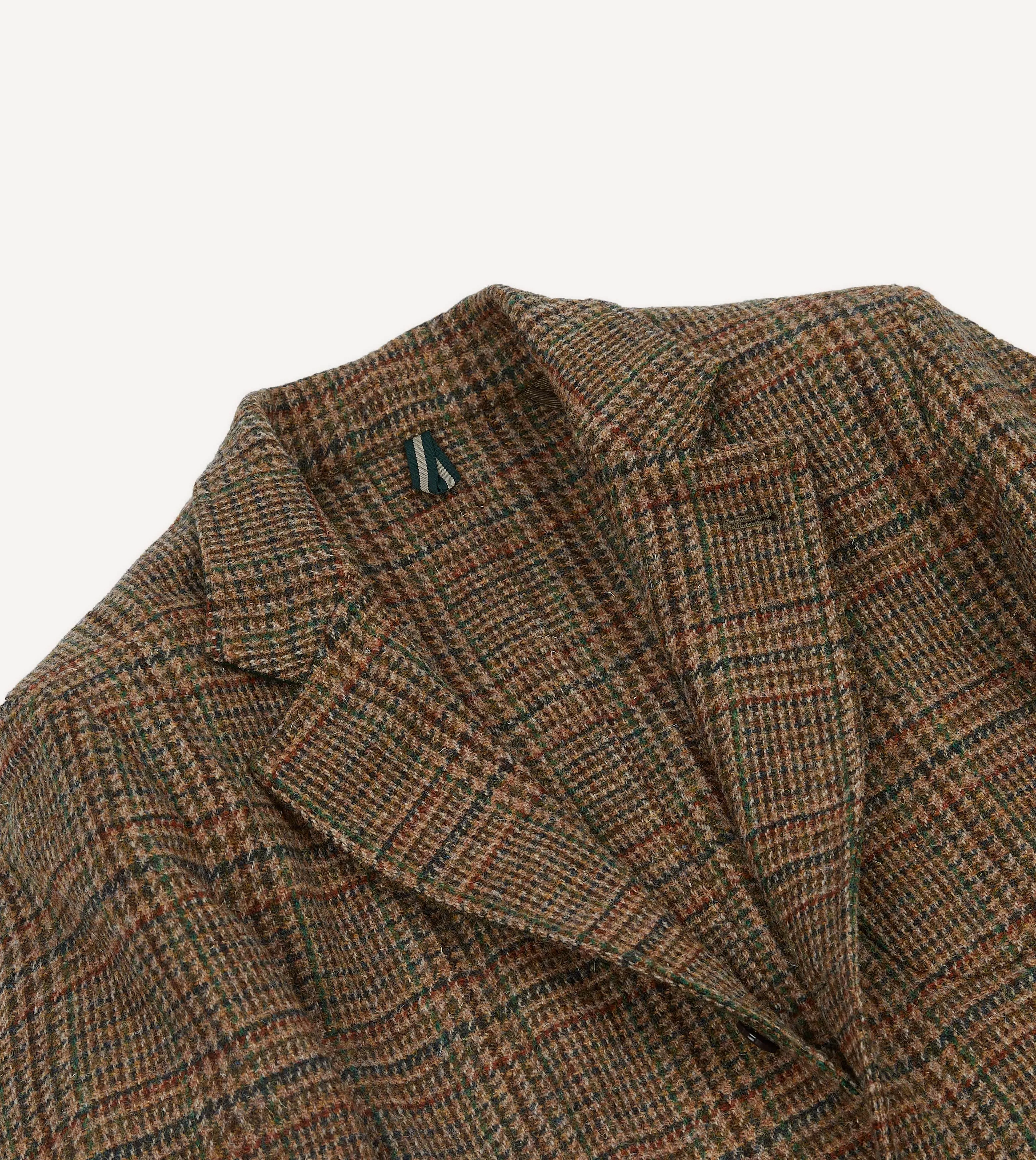 Brown Prince of Wales Check Harris Tweed Games Blazer Mk. VII