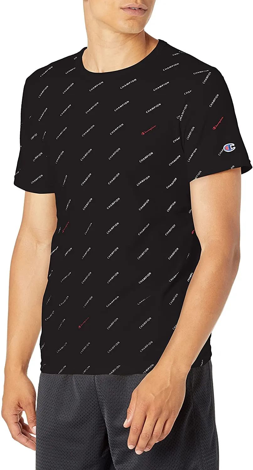 Champion Men's Classic All-Over Logo T-Shirt