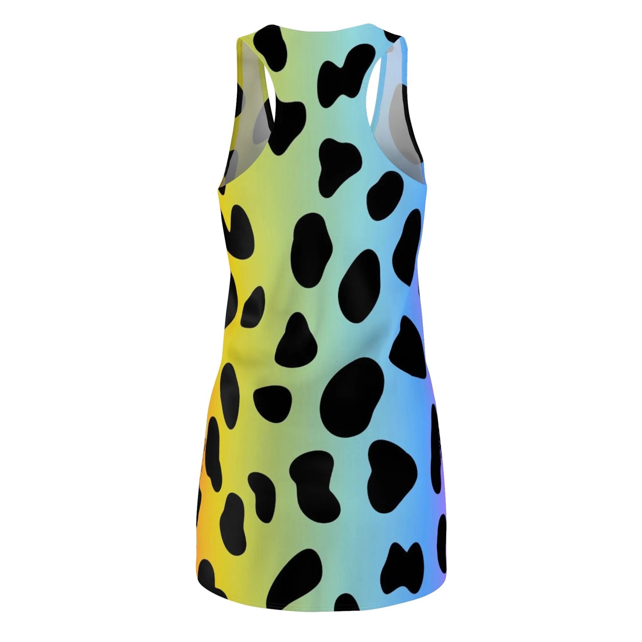 Colorful Jaguar - Inovax Women's Cut & Sew Racerback Dress