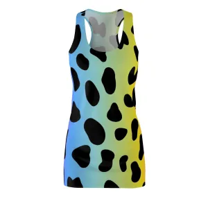 Colorful Jaguar - Inovax Women's Cut & Sew Racerback Dress