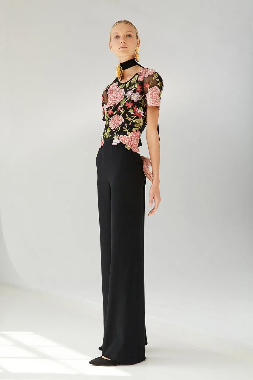 Core Crepe Wide Leg Pants