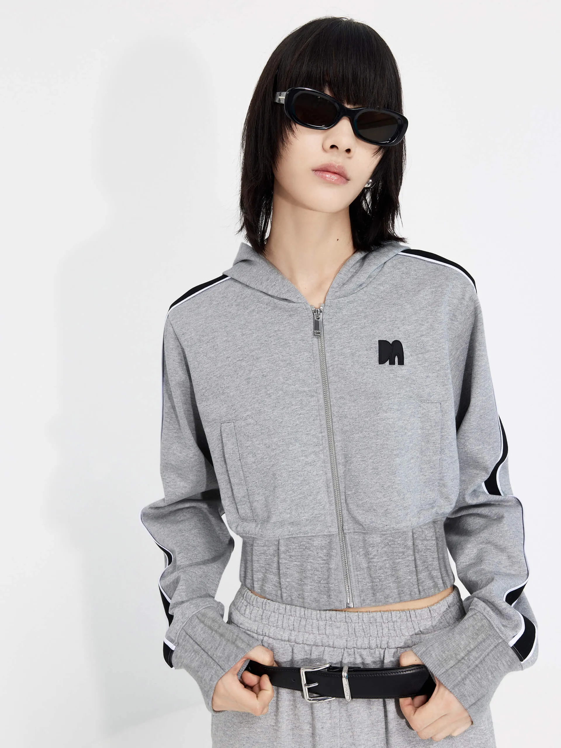 Cropped Hoodie Jacket