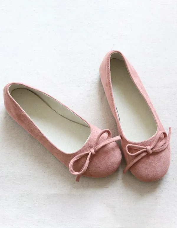 Cute Bowknot Soft Comfortable Flat Shoes