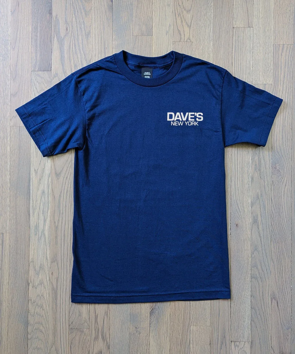 Dave's New York x Henbo Henning Collab Short Sleeve T-shirt - Navy