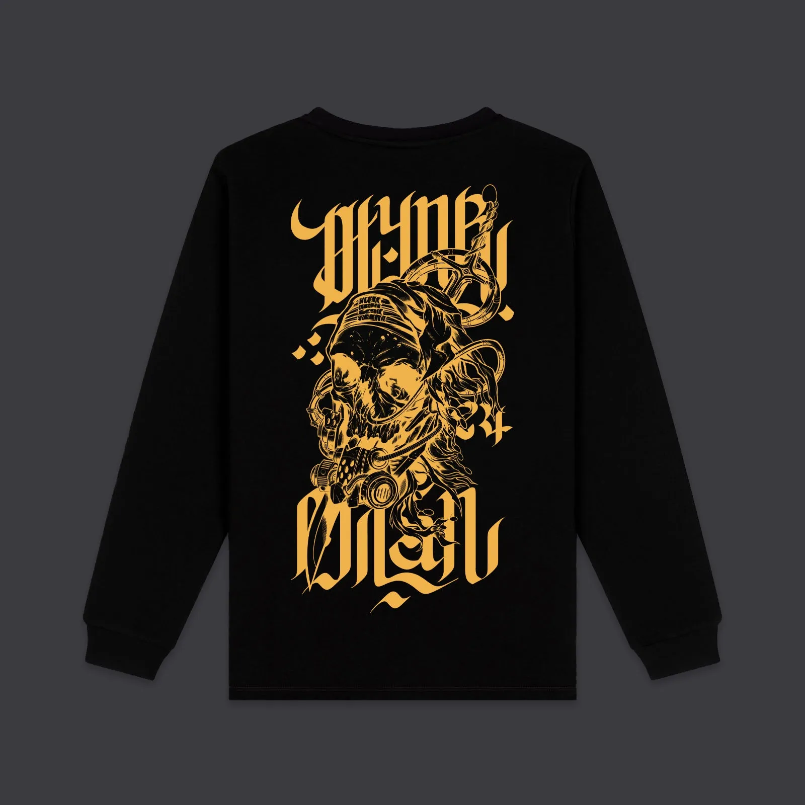 Desert Skull Long Sleeves Tee Black