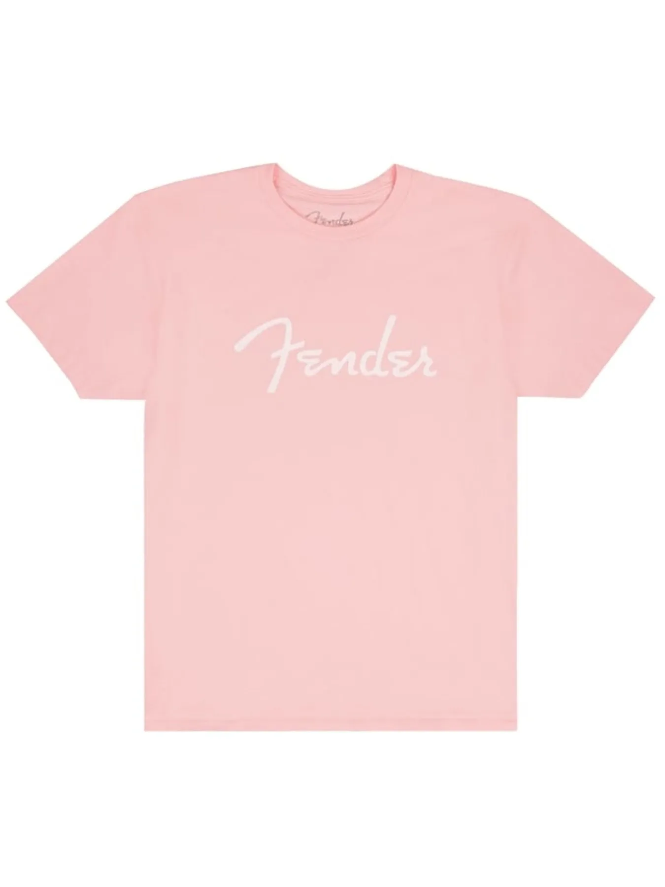 Fender Spaghetti Logo T-Shirt, Shell Pink, S