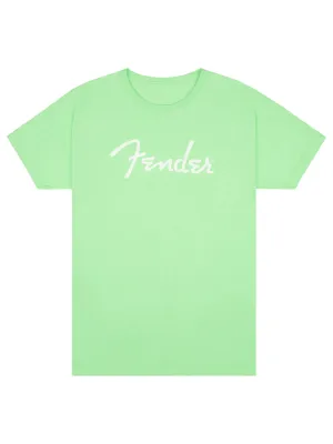 Fender Spaghetti Logo T-Shirt, Surf Green, XL