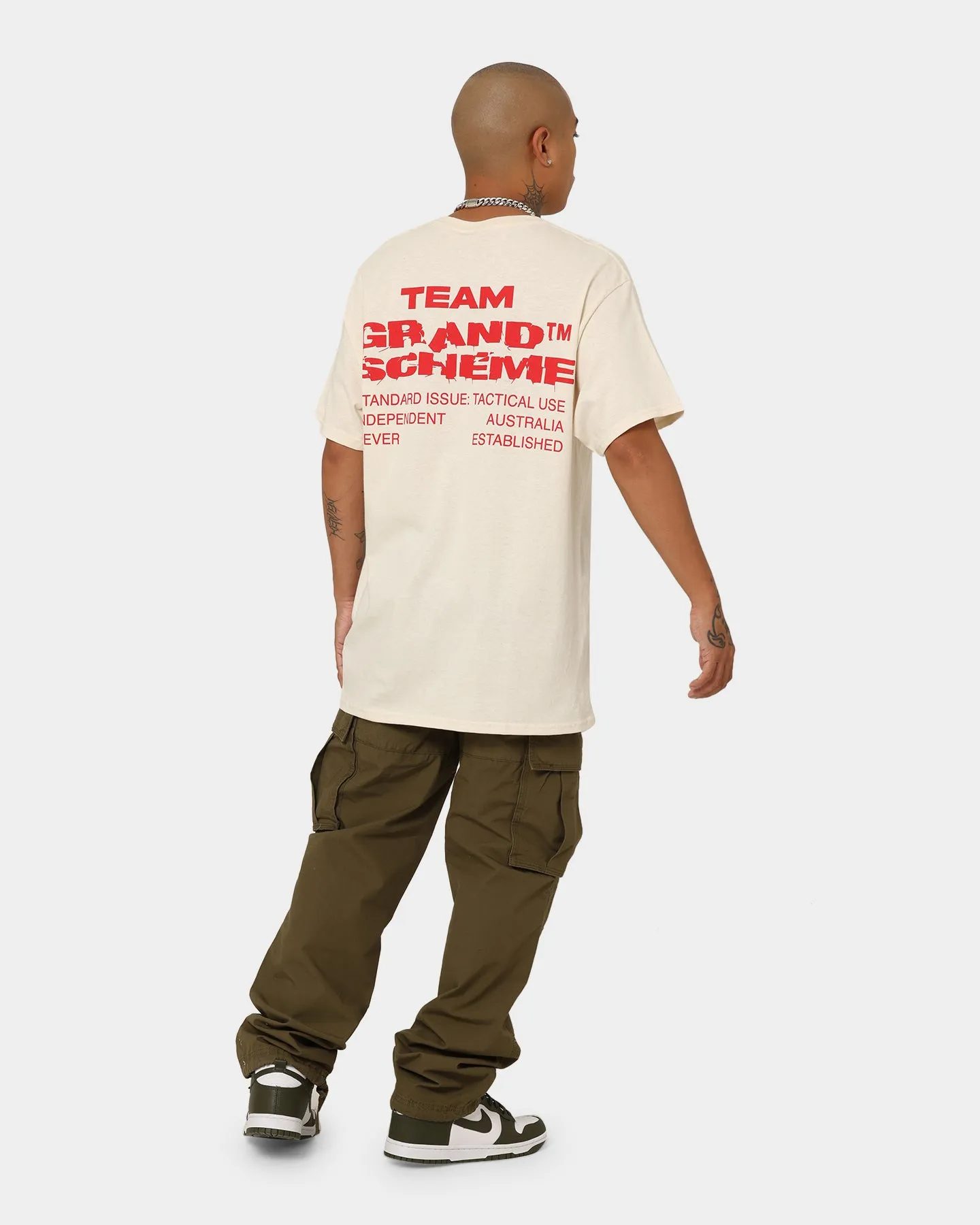 Grand Scheme Team T-Shirt Cream