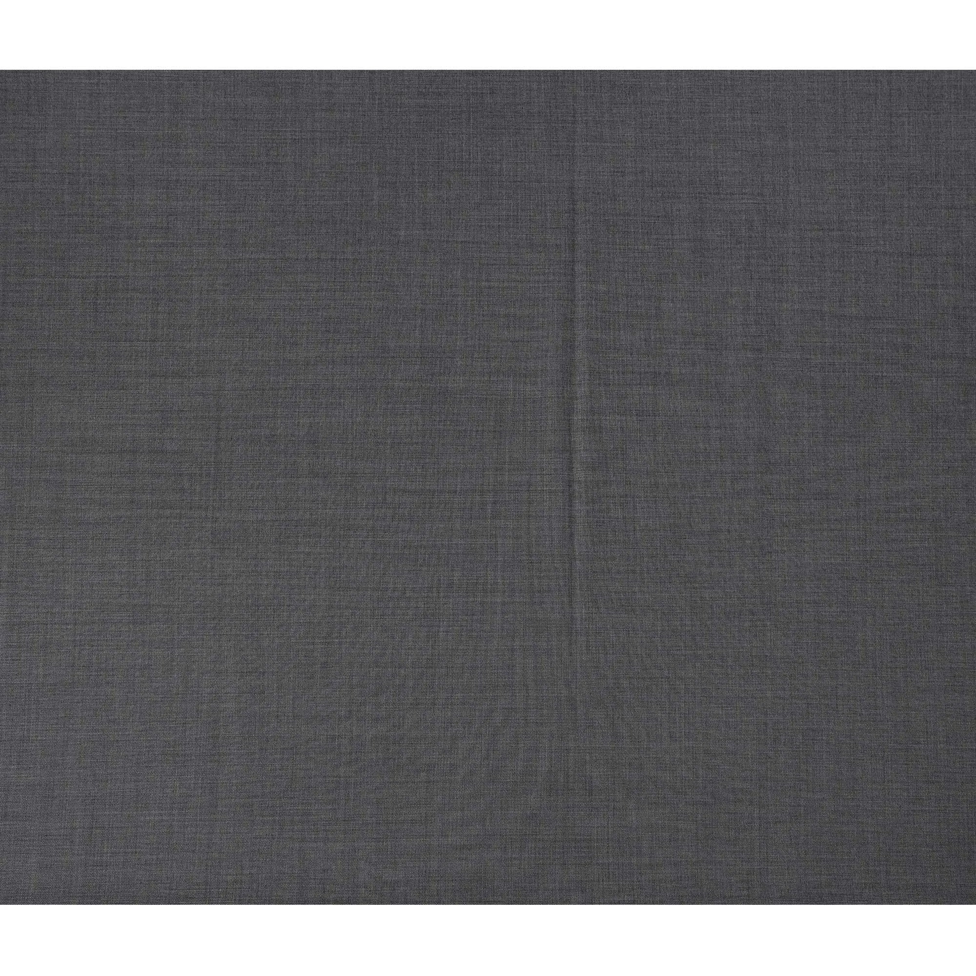 Grey SCABAL Super 120's All Wool Suiting Fabric - 3.5 Meters, 150 cm Width, Made in the UK-D21249