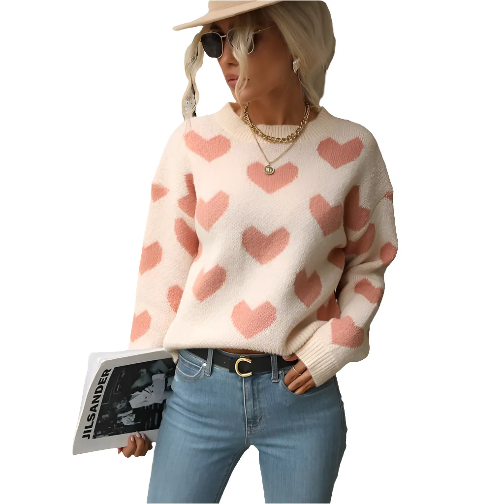 heart printed top