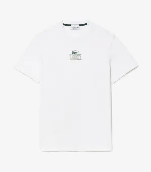 Iconic Print Cotton Jersey T-Shirt White