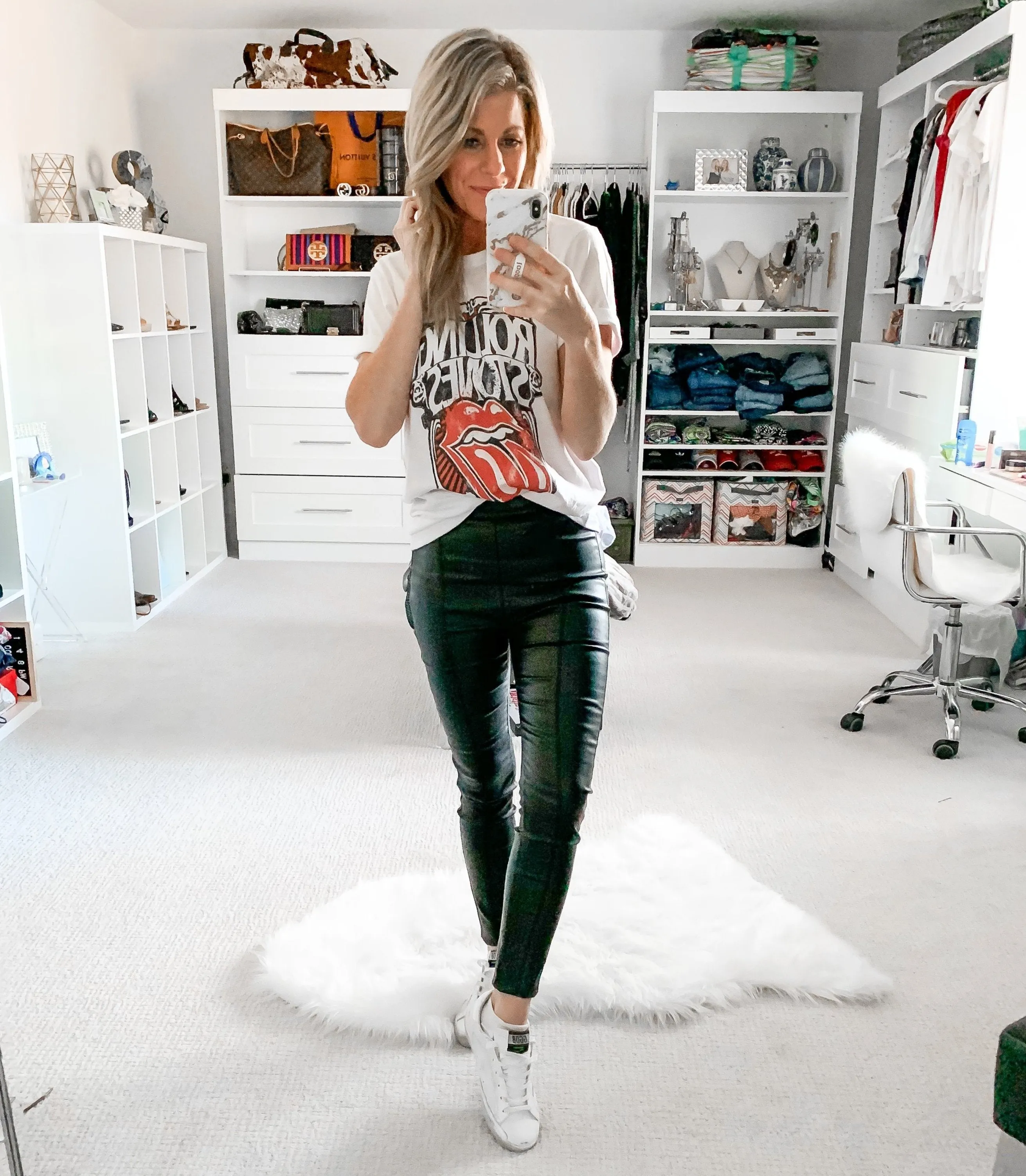 I’m On The Edge Faux Leather Super Skinny Pants