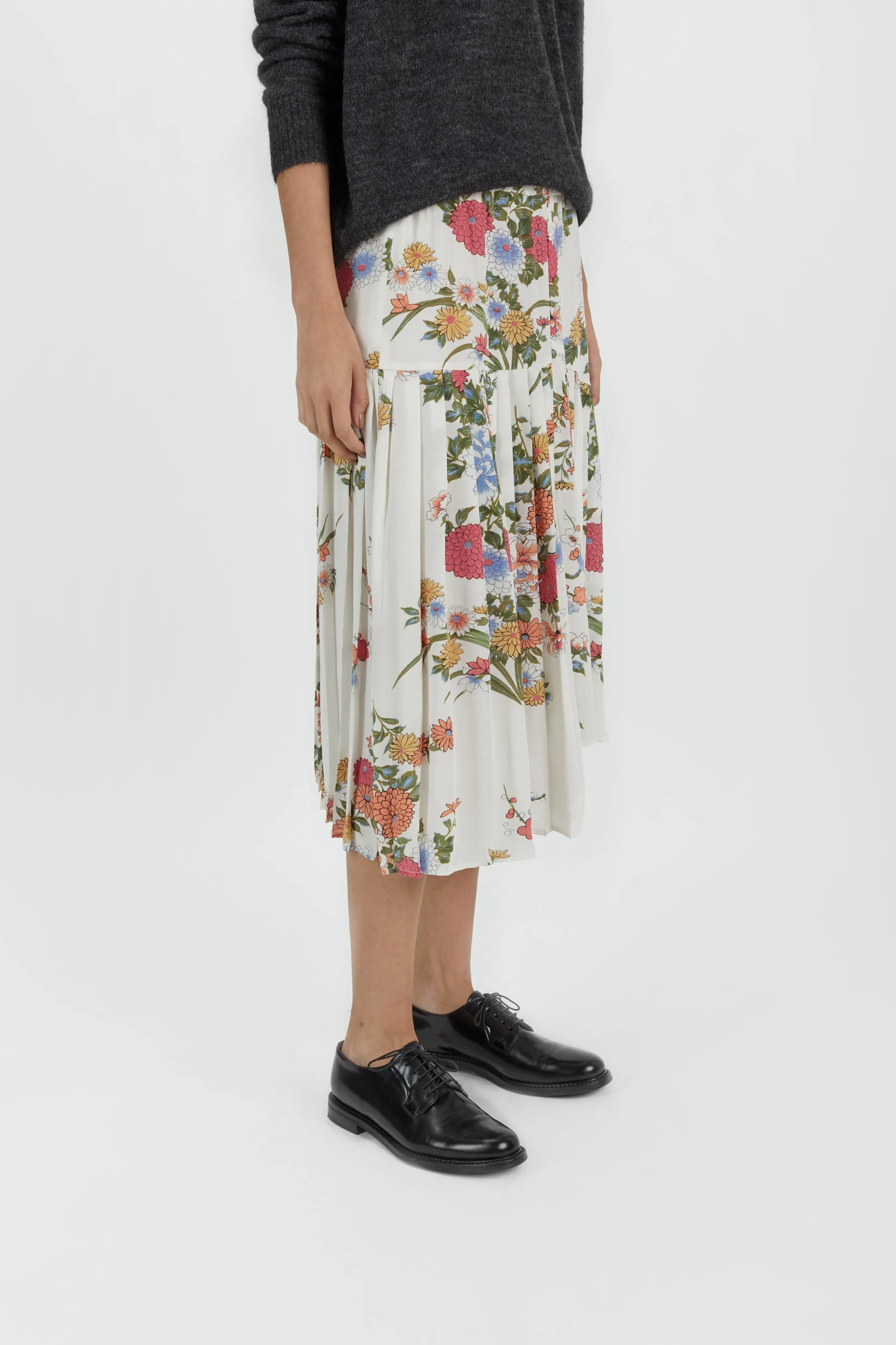 Inaya Asymmetrical Printed Skirt