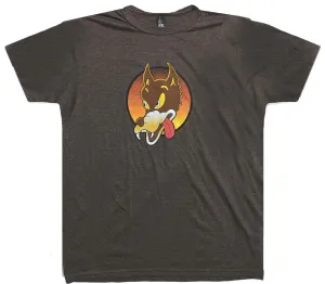 Jerry Garcia-Wolf Guitar emblem T-shirt