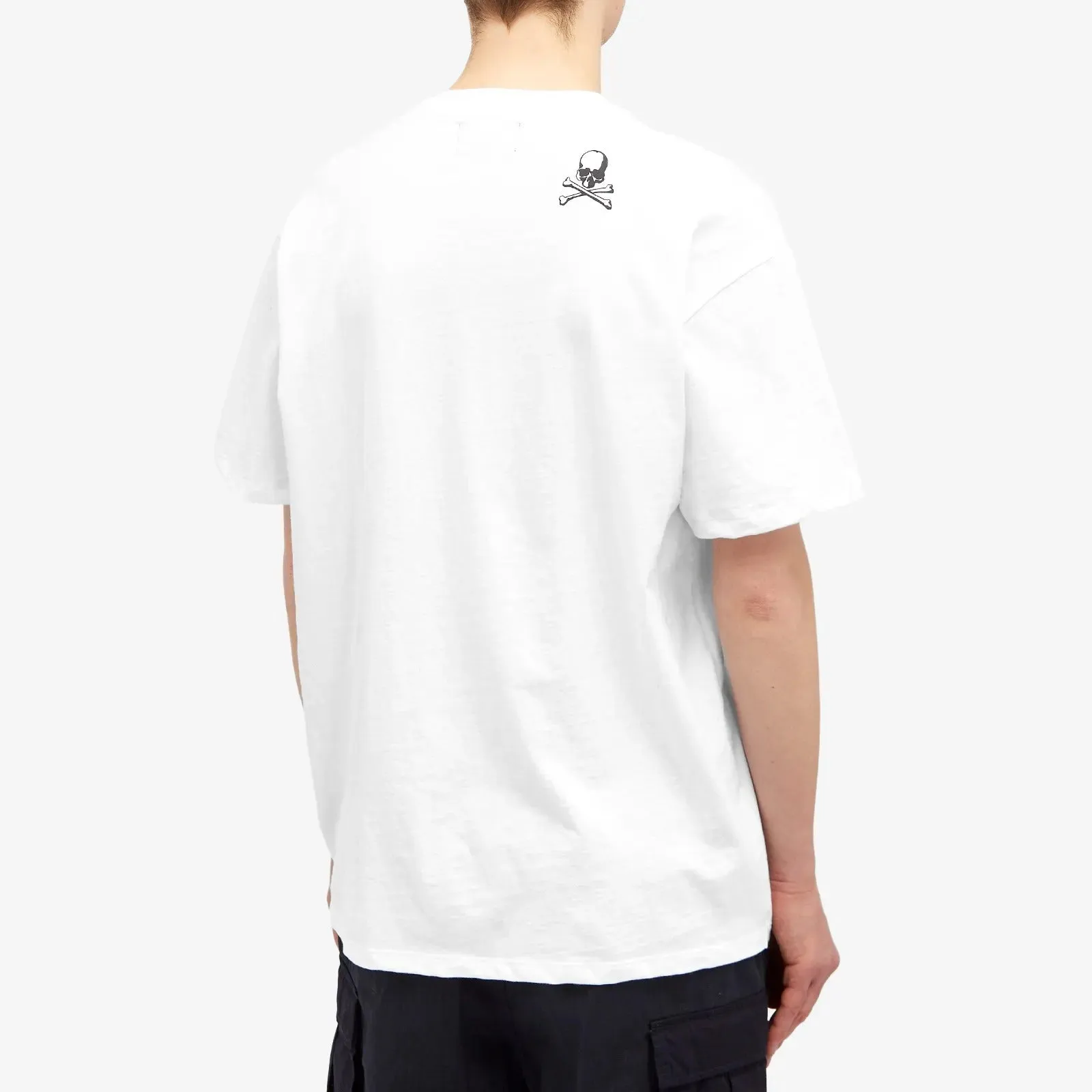 John Elliott X Mastermind Japan Shredded T-shirt, white