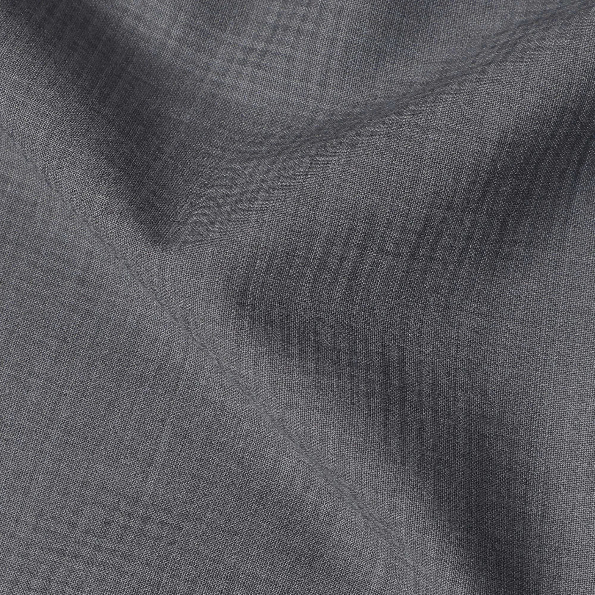 Light Grey SCABAL Super 140's All Wool Suiting Fabric - 3.5 Meters, 150 cm Width, Made in the UK-D21258