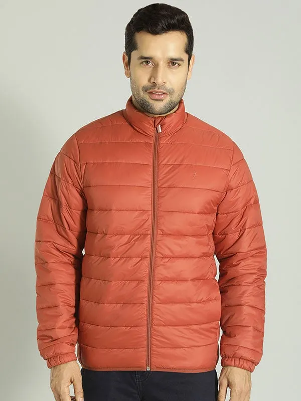 Men Solid Full Sleeve Puffer Jacket