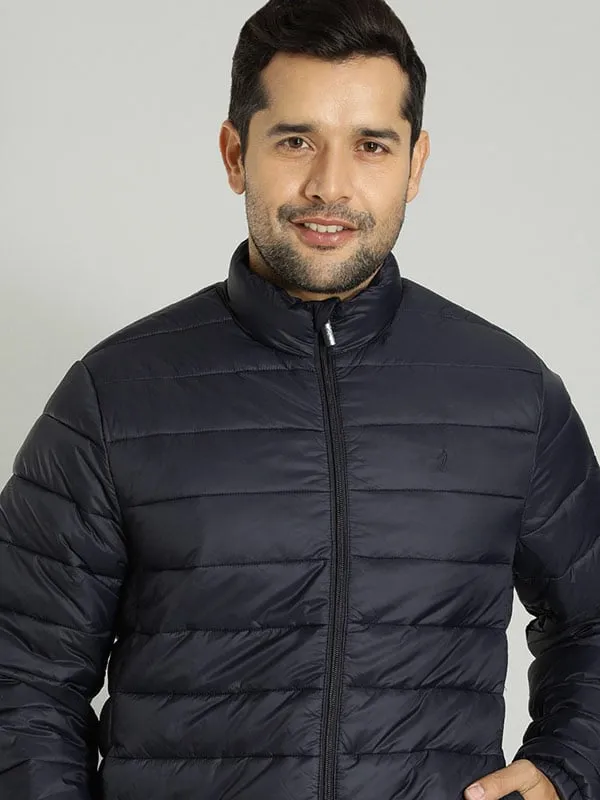 Men Solid Full Sleeve Puffer Jacket