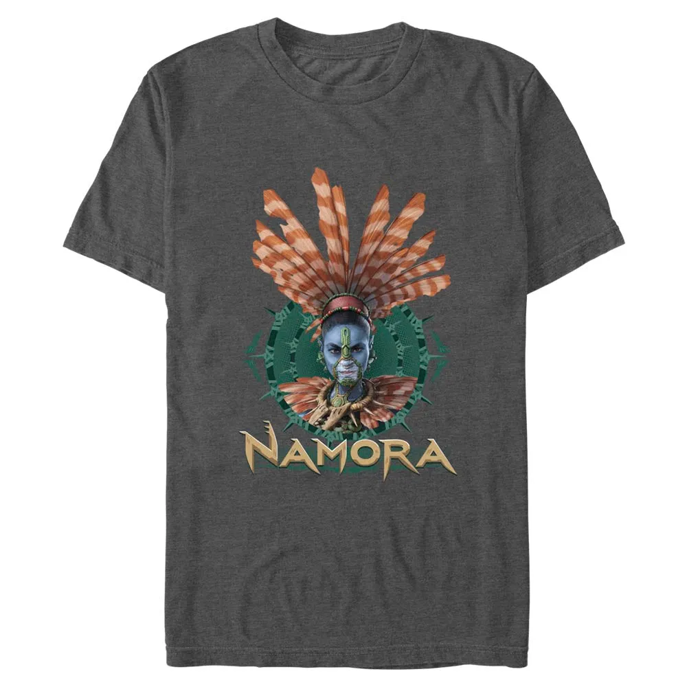 Men's Marvel Black Panther Wakanda Forever Namora Fin Crown T-Shirt