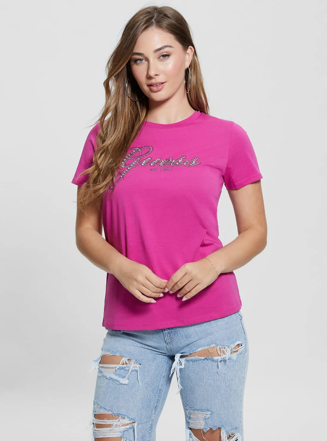 Pink Glam Logo T-Shirt