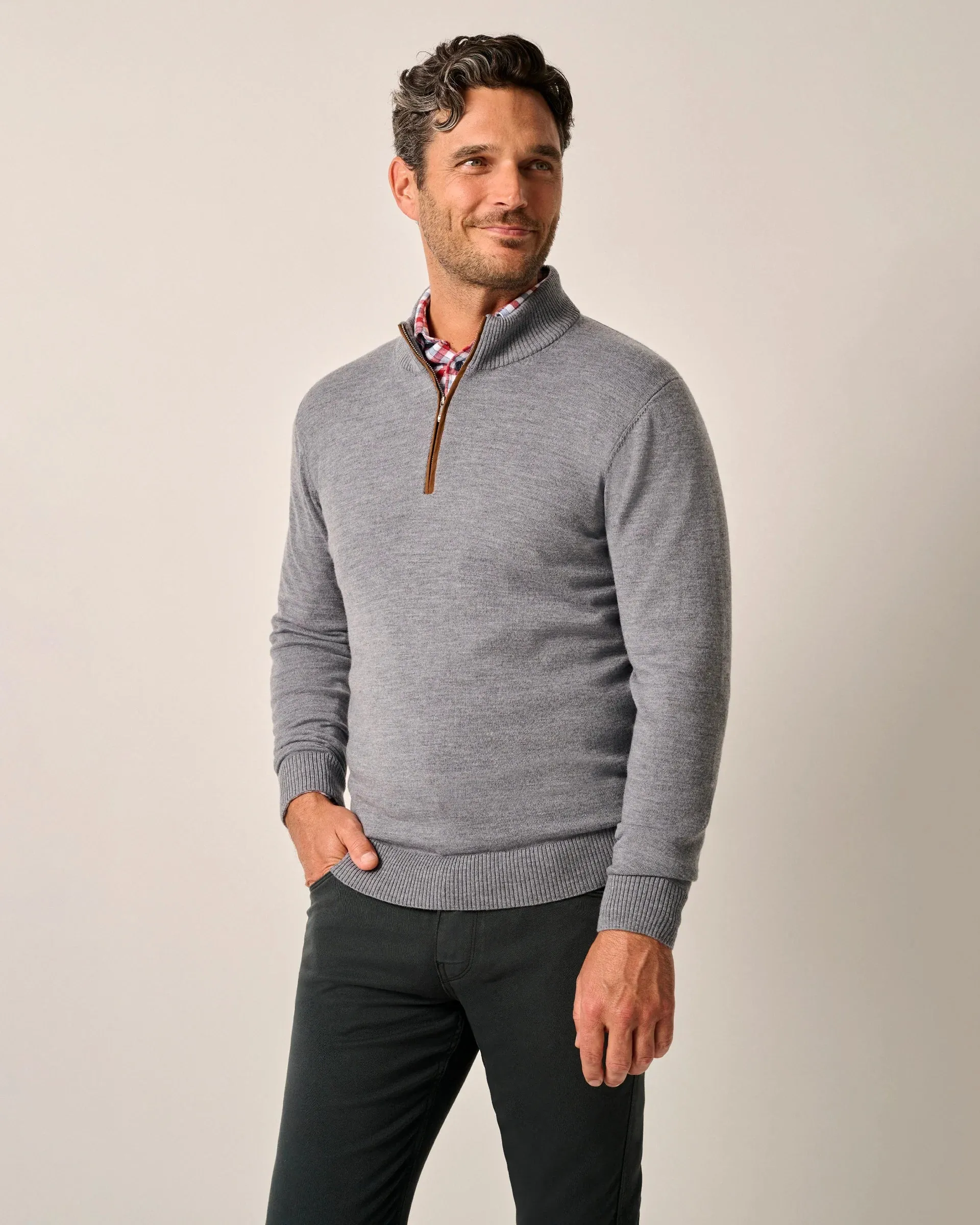 Raynor Merino 1/4 Zip Sweater