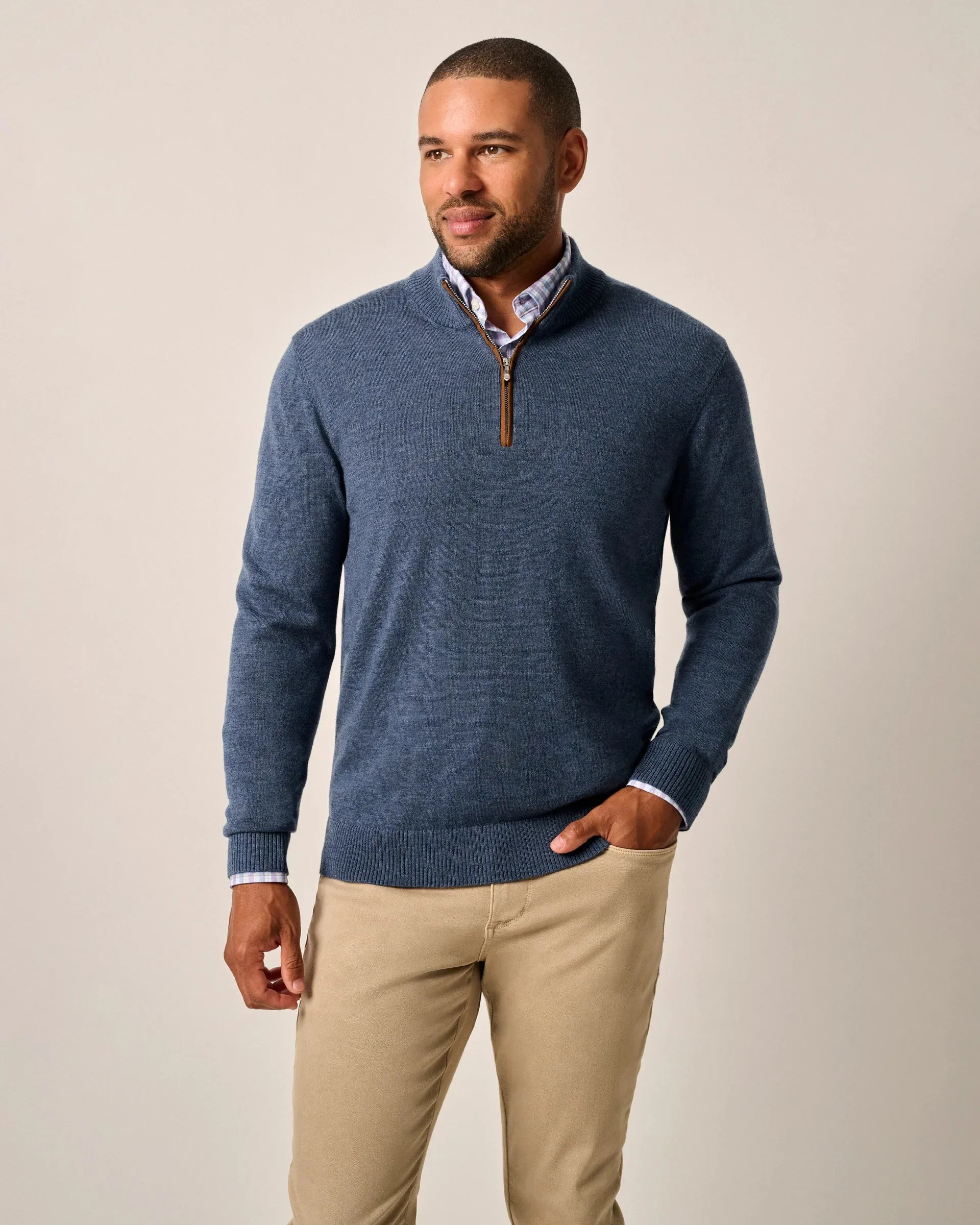 Raynor Merino 1/4 Zip Sweater