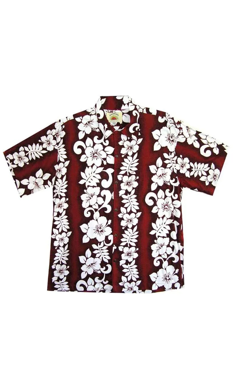 Rayon Kids Hawaiian Shirt Big Flower, More Colours