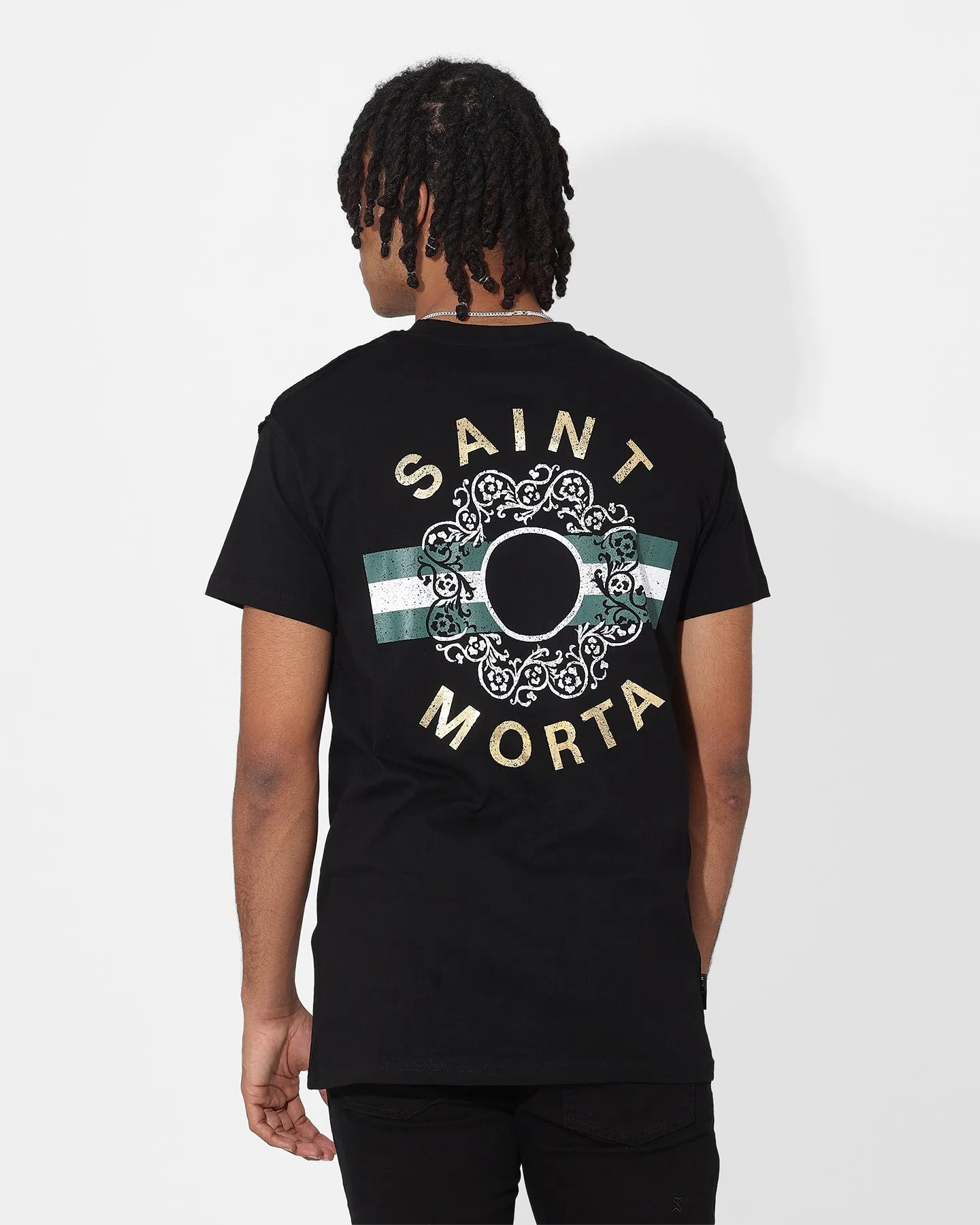 Saint Morta Elemental Lafayette T-Shirt Black/Green/Gold