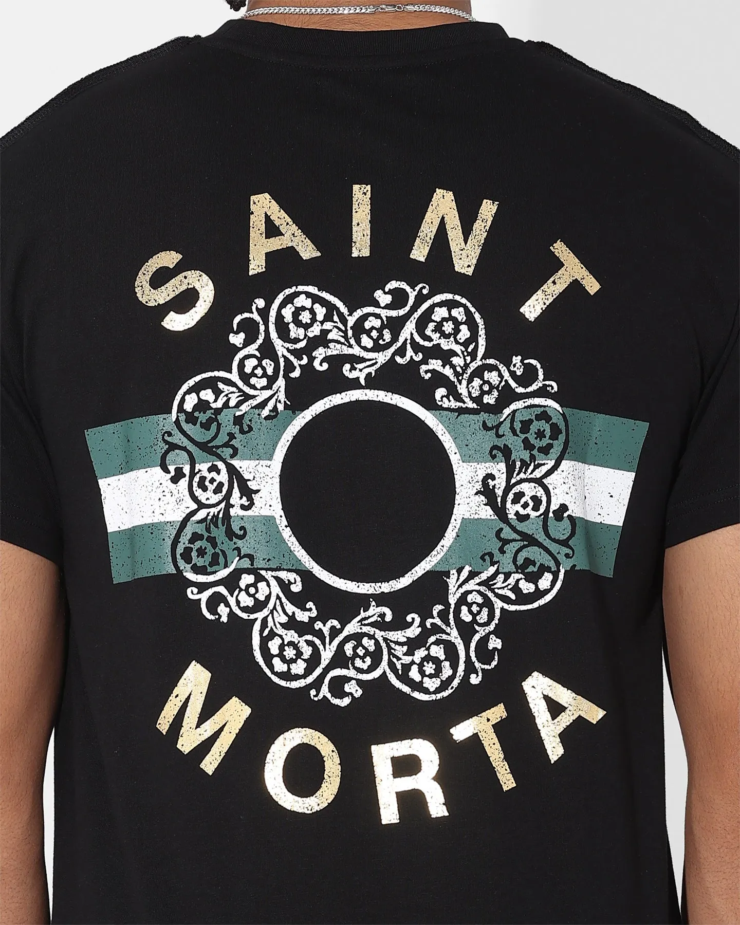 Saint Morta Elemental Lafayette T-Shirt Black/Green/Gold