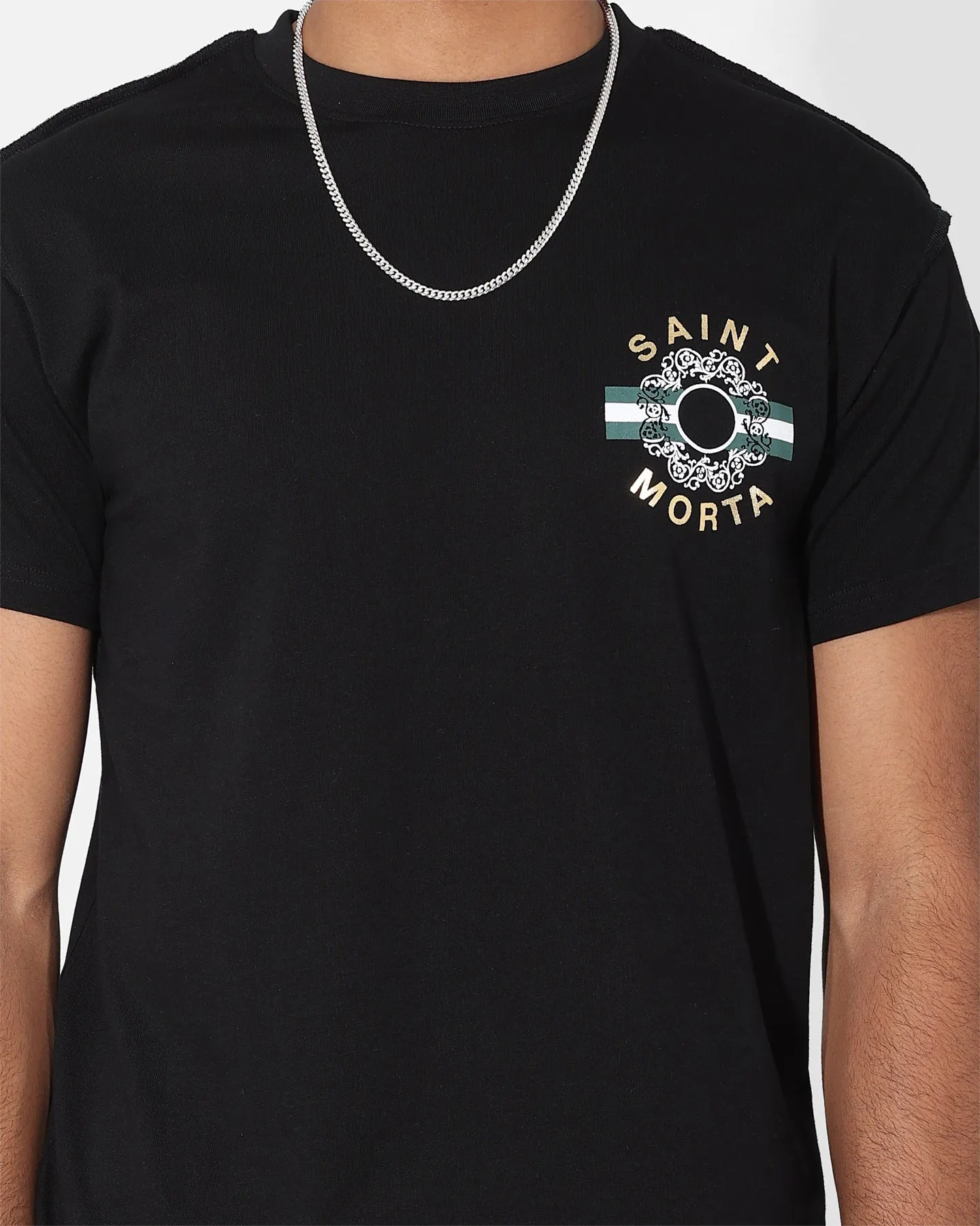 Saint Morta Elemental Lafayette T-Shirt Black/Green/Gold