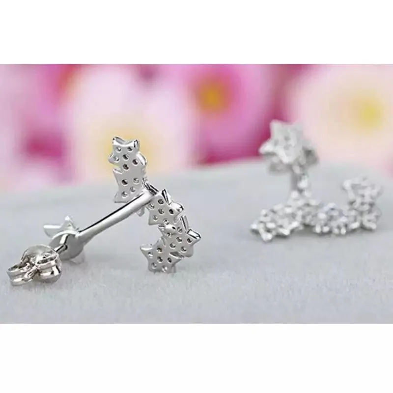 Shooting Stars Ear Jackets (925 Sterling Silver) - LAST CHANCE / FINAL SALE