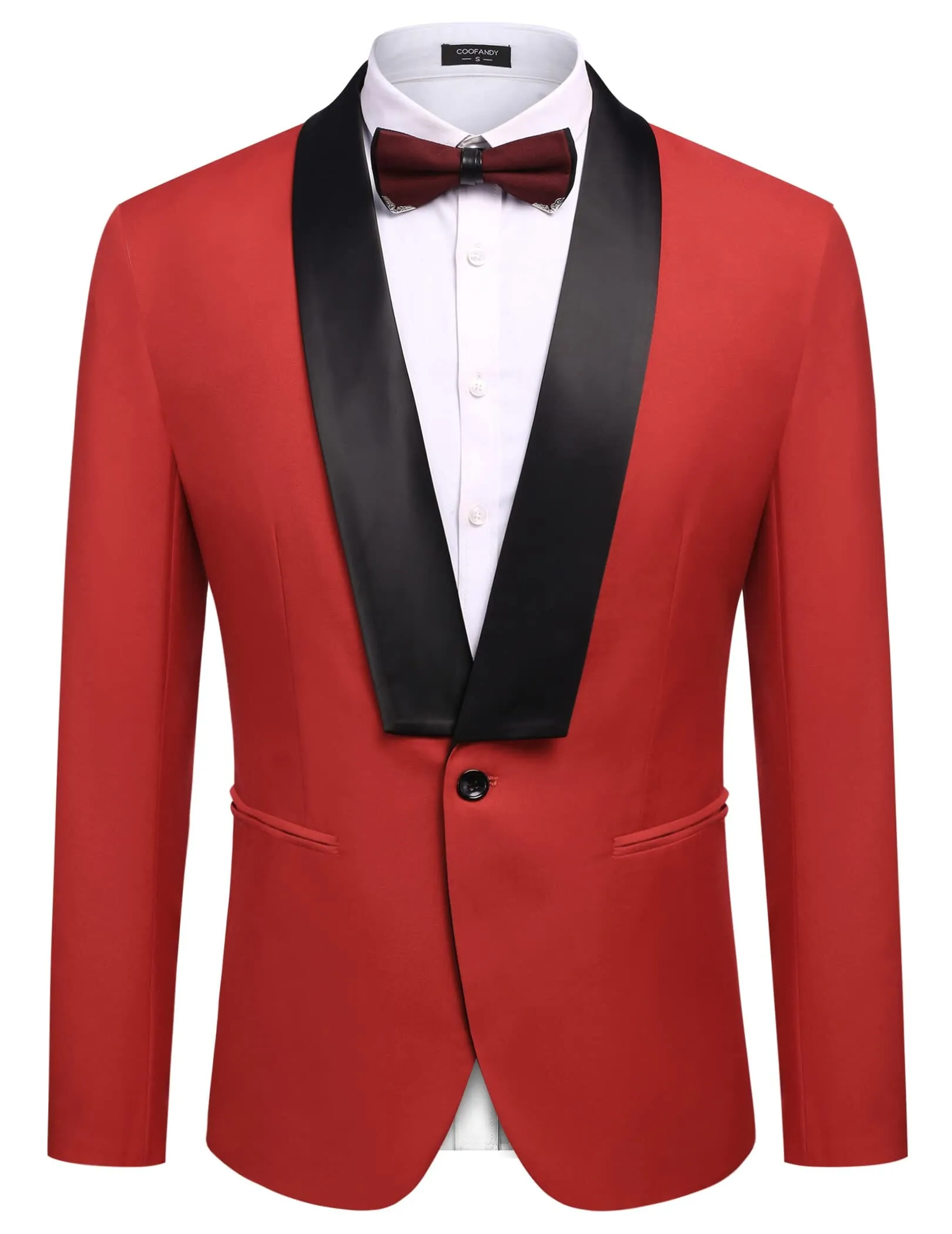 Slim Fit Suits One Button Shawl Lapel Tuxedo (US Only)