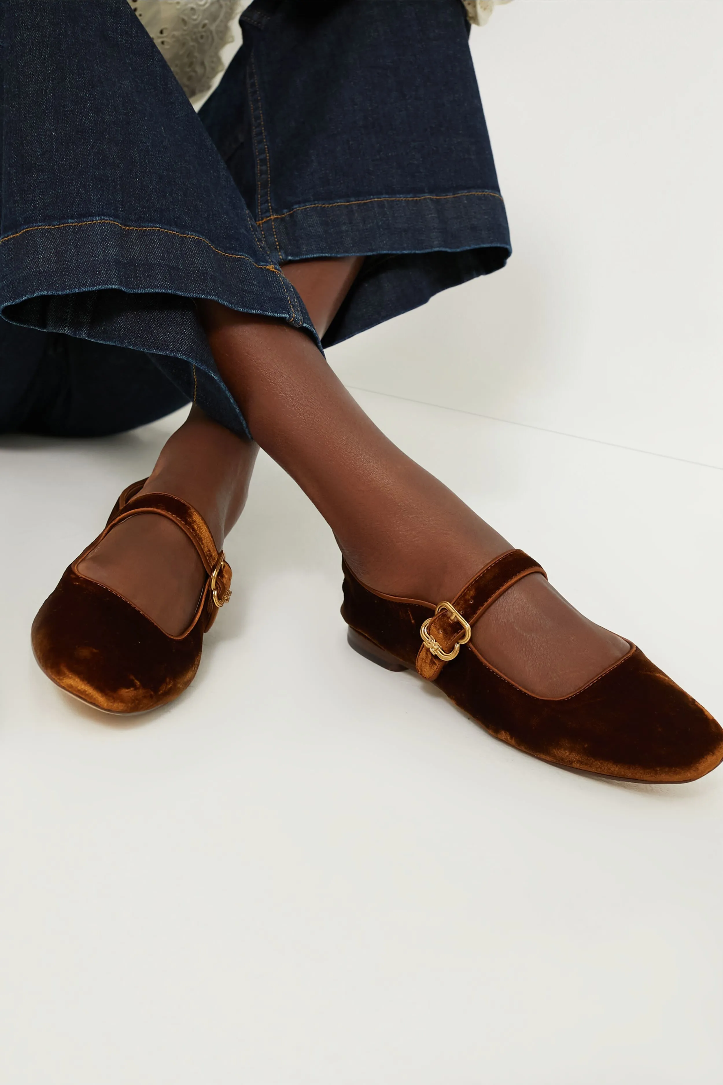 Spiced Camel Michaela Flats