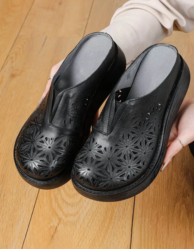 Summer Comfortable Hollow Wedge Slippers