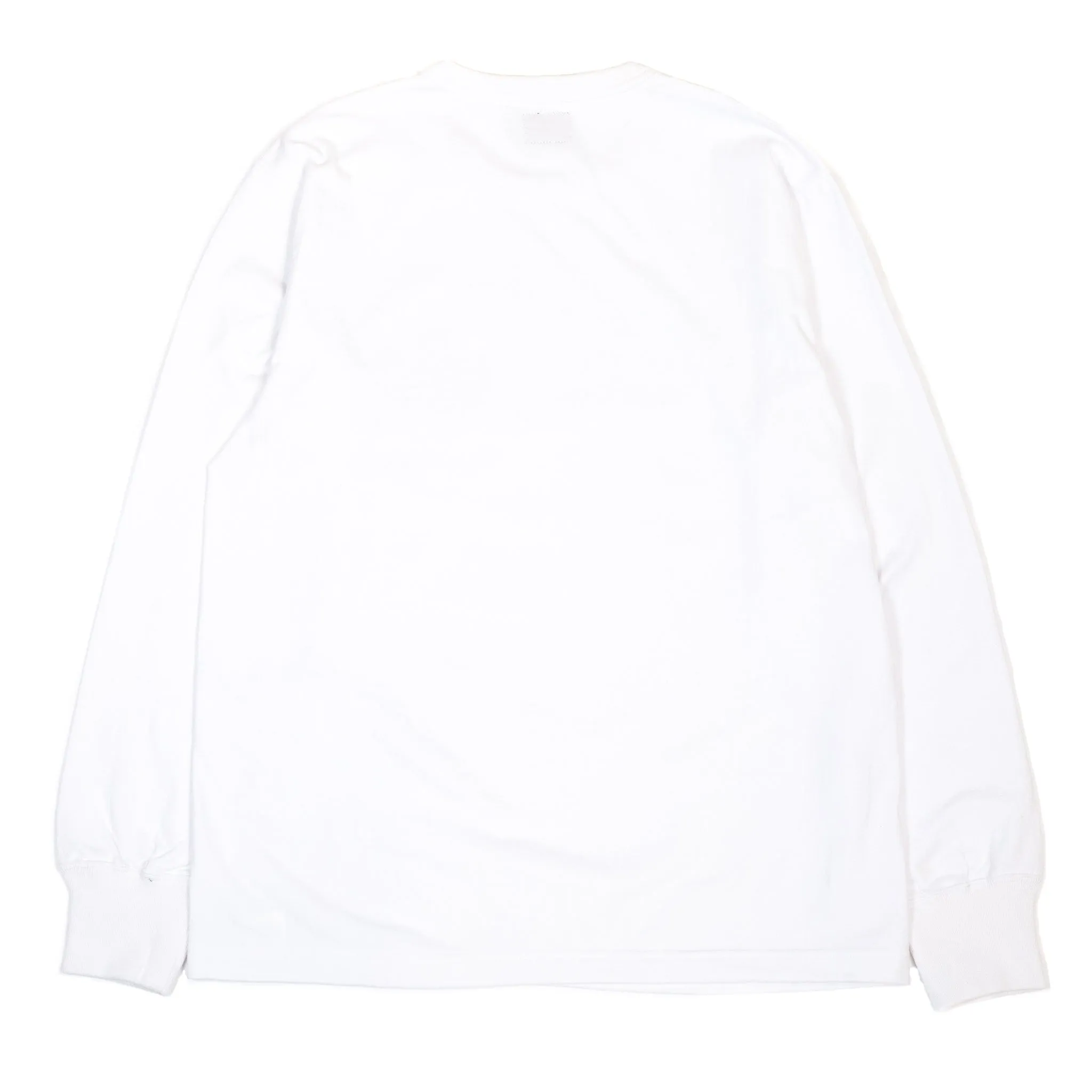 The Real McCoy's MC20002 Logo Tee L/S White