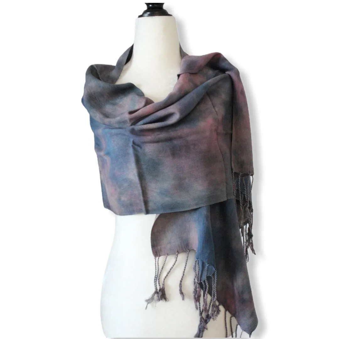 Tie Dye Handwoven Viscose Scarf