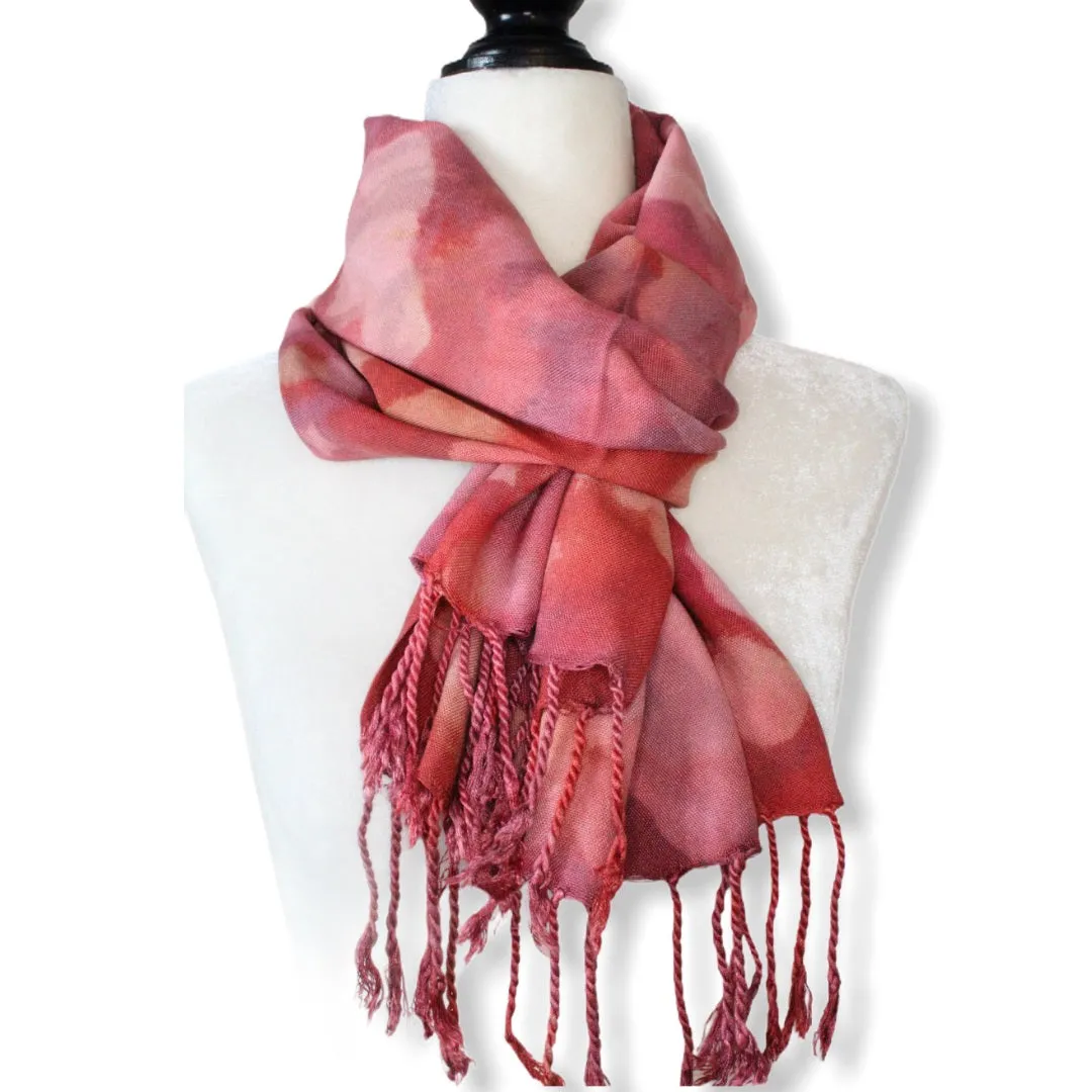 Tie Dye Handwoven Viscose Scarf