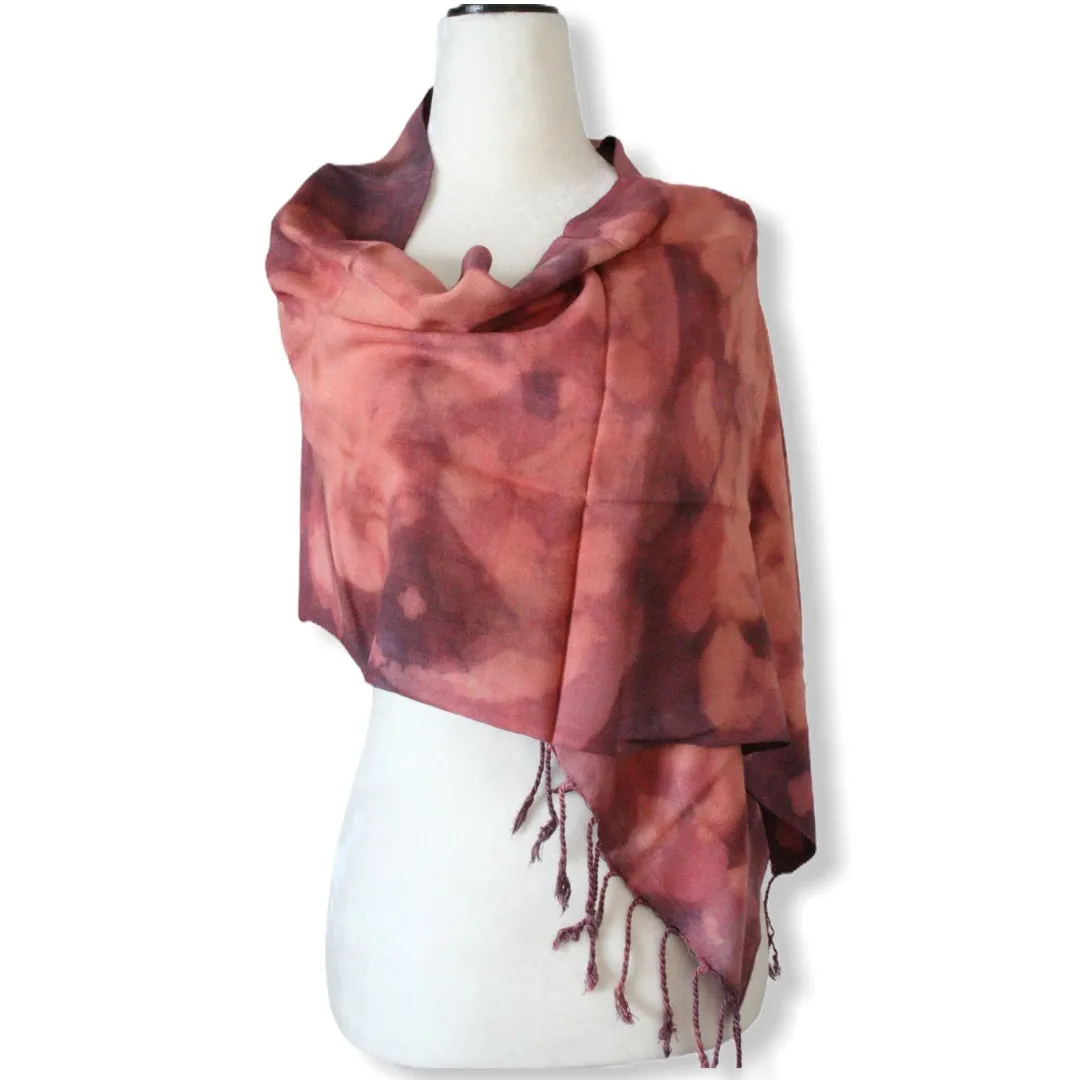 Tie Dye Handwoven Viscose Scarf