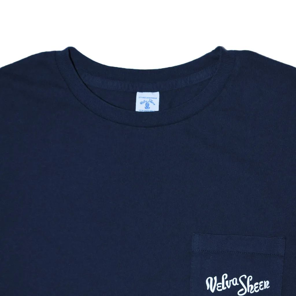 Velva Sheen 1-Pac VS Logo Pocket Tee Navy