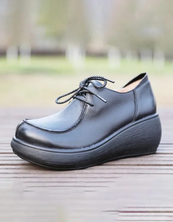 Wide Toe Box Comfortable Platfrom Loafers Shoes