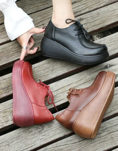 Wide Toe Box Comfortable Platfrom Loafers Shoes